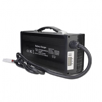 2200W Li-ion Battery Smart Charger Aluminum Case with Cooling Fan Safe and Stable Used for 48V Lithium Lipo Battery Pack